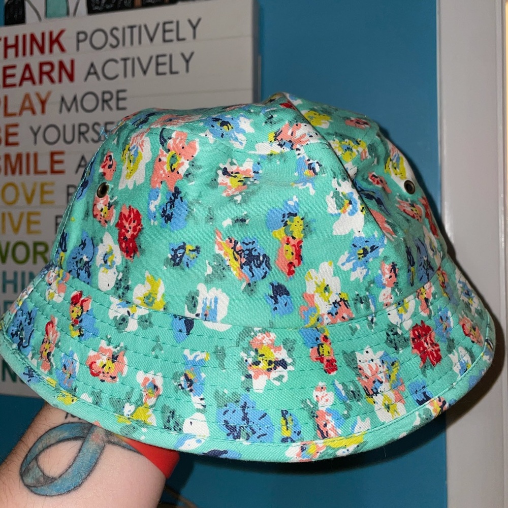 Floral bucket hat